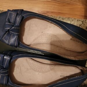 Sonoma Women's Dark Blue Bow Flats